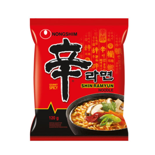 Instantnudeln, Shin Ramyun Sehr scharf Nong Shim 120g
