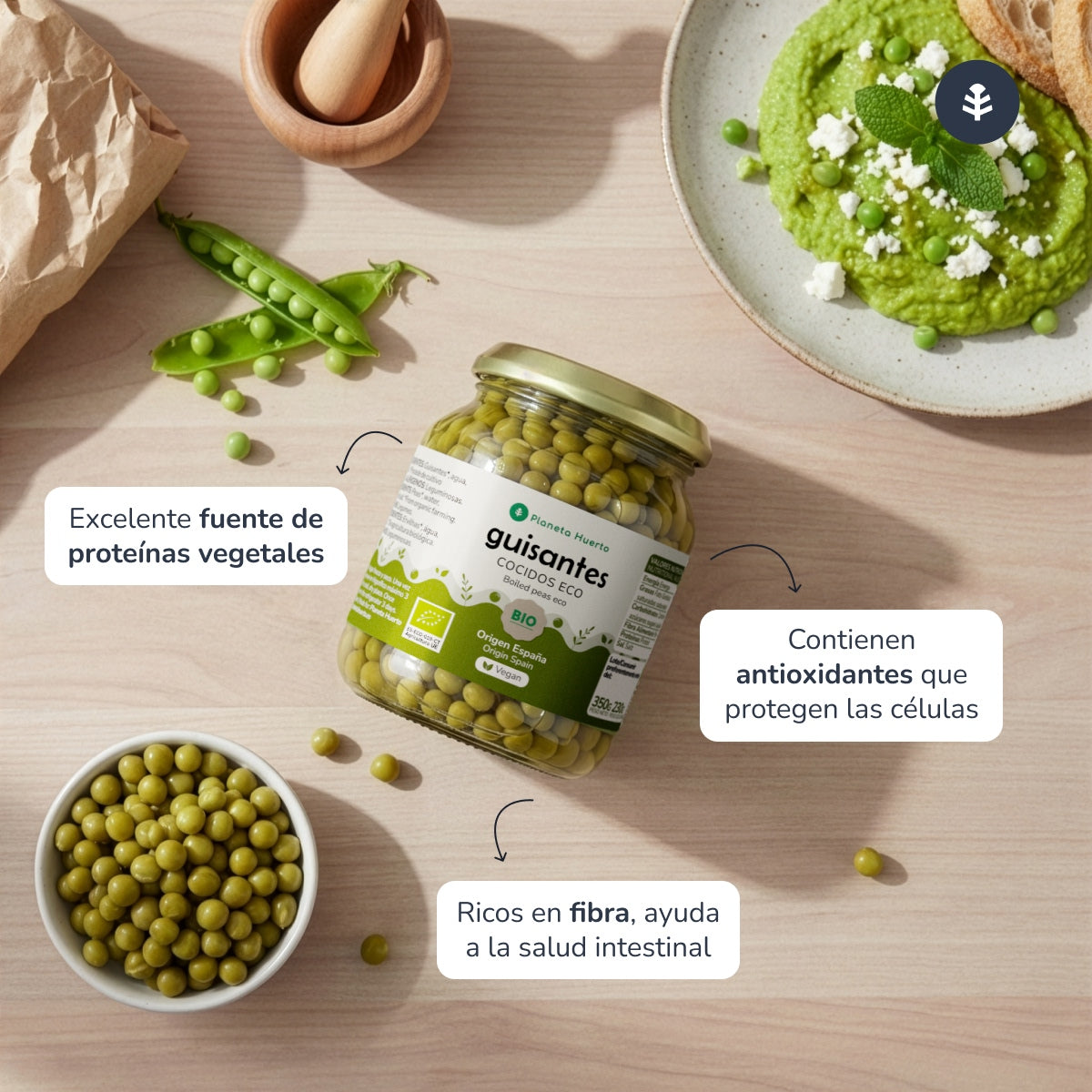 Peas ECO Planeta Huerto 320 g