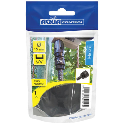 Aqua Control-Adapter mit Innengewinde 3/4" x 16 mm