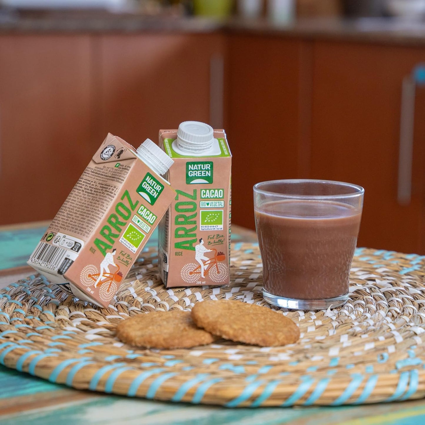 Boisson au riz et au cacao bio NaturGreen 200 ml