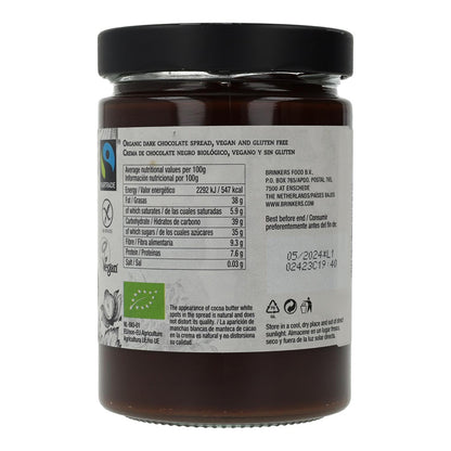 Vegane, glutenfreie Zartbitterschokoladencreme, La Vida Vegan, 270 g