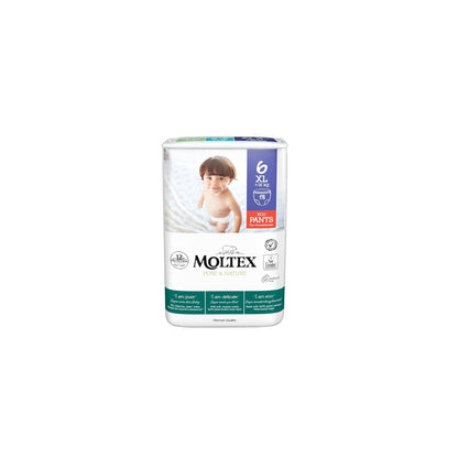 PROMO SPÉCIALE Couches Moltex Pure & Nature T6 (+14 kg), 36 unités