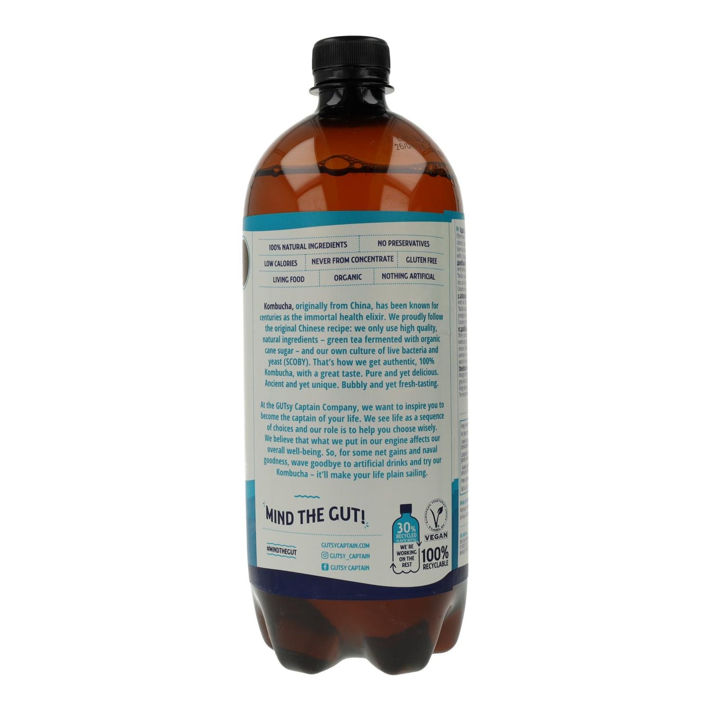 Bevanda Kombucha BIO originale Captain Kombucha 400 ml