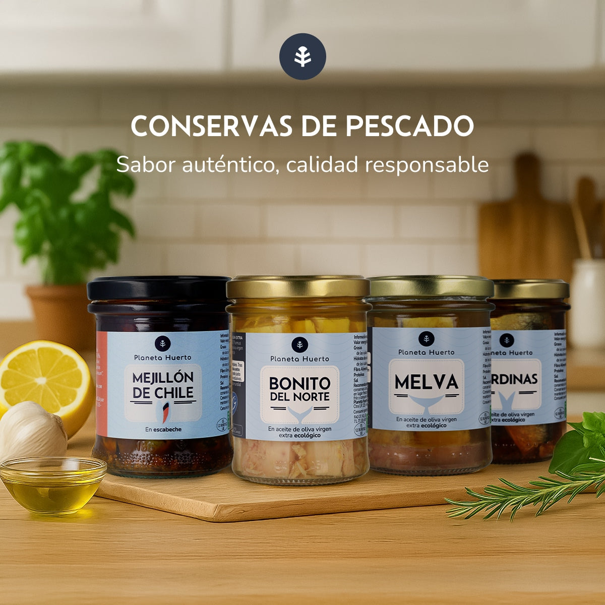 Confezione 3x Sgombro in olio d'oliva ECO Planeta Huerto 190 gr