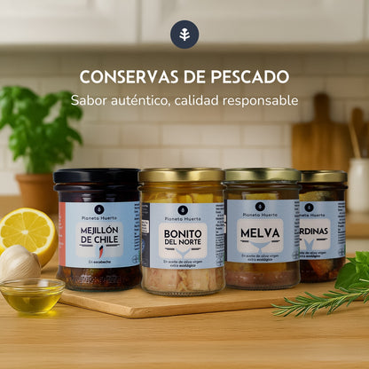 Confezione 3x Sgombro in olio d'oliva ECO Planeta Huerto 190 gr