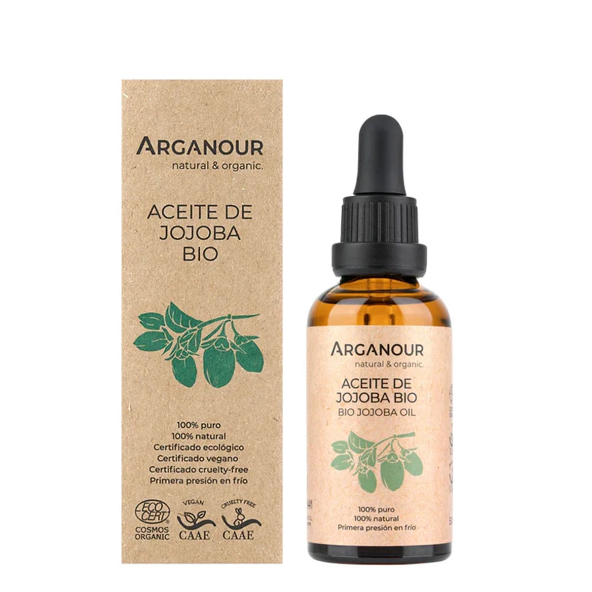100 % biologisches Jojobaöl Arganour 50 ml