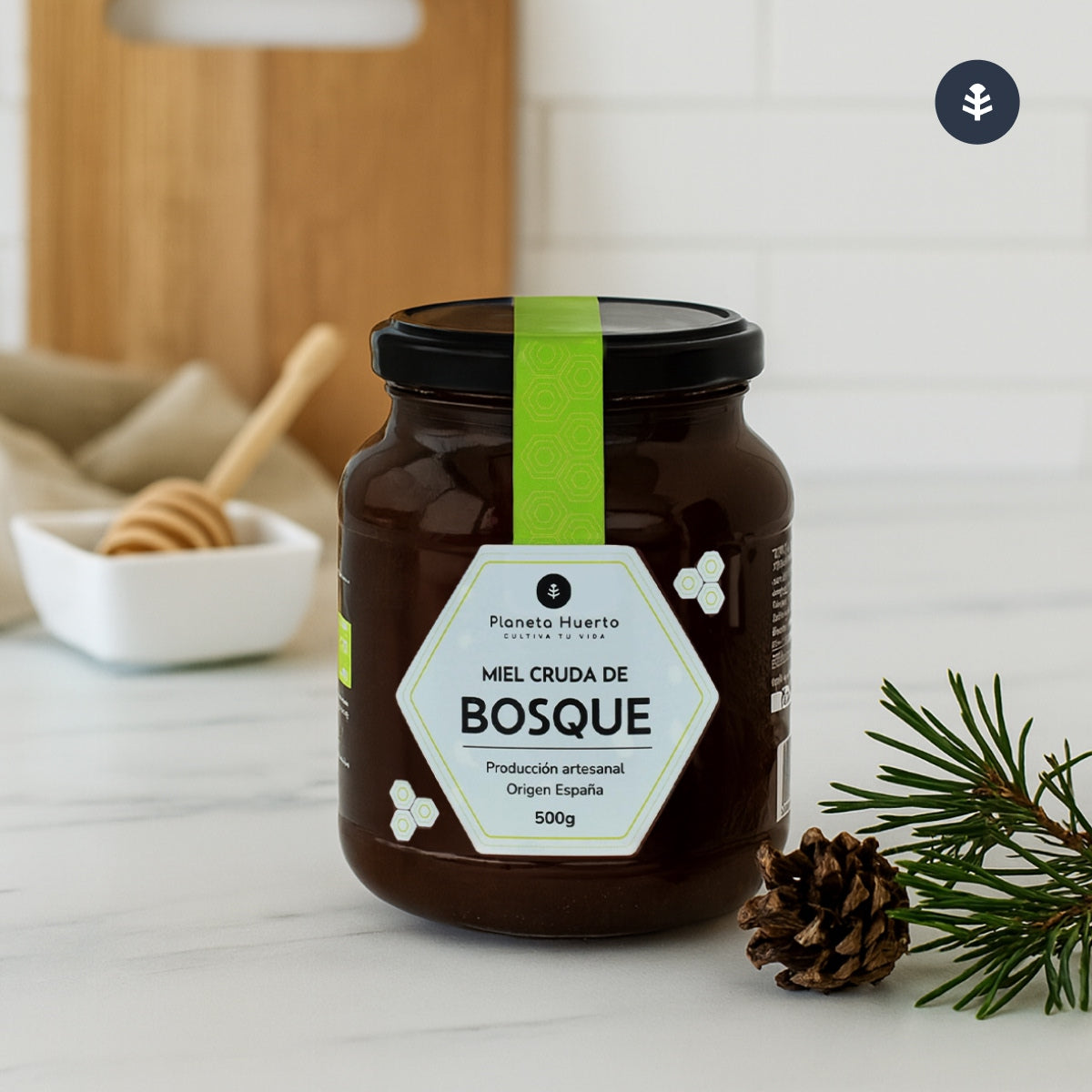 Miel de forêt brut Planeta Huerto 500 g