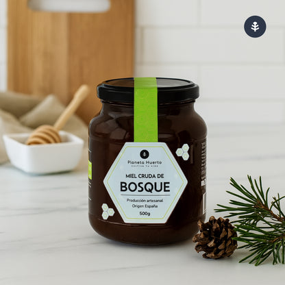 Miel de forêt brut Planeta Huerto 500 g