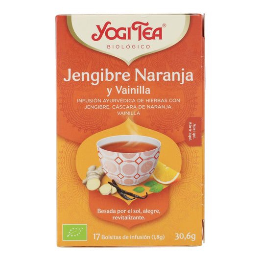 Yogi Tea BIO Ingwer-Orange-Vanille, 17 Teebeutel