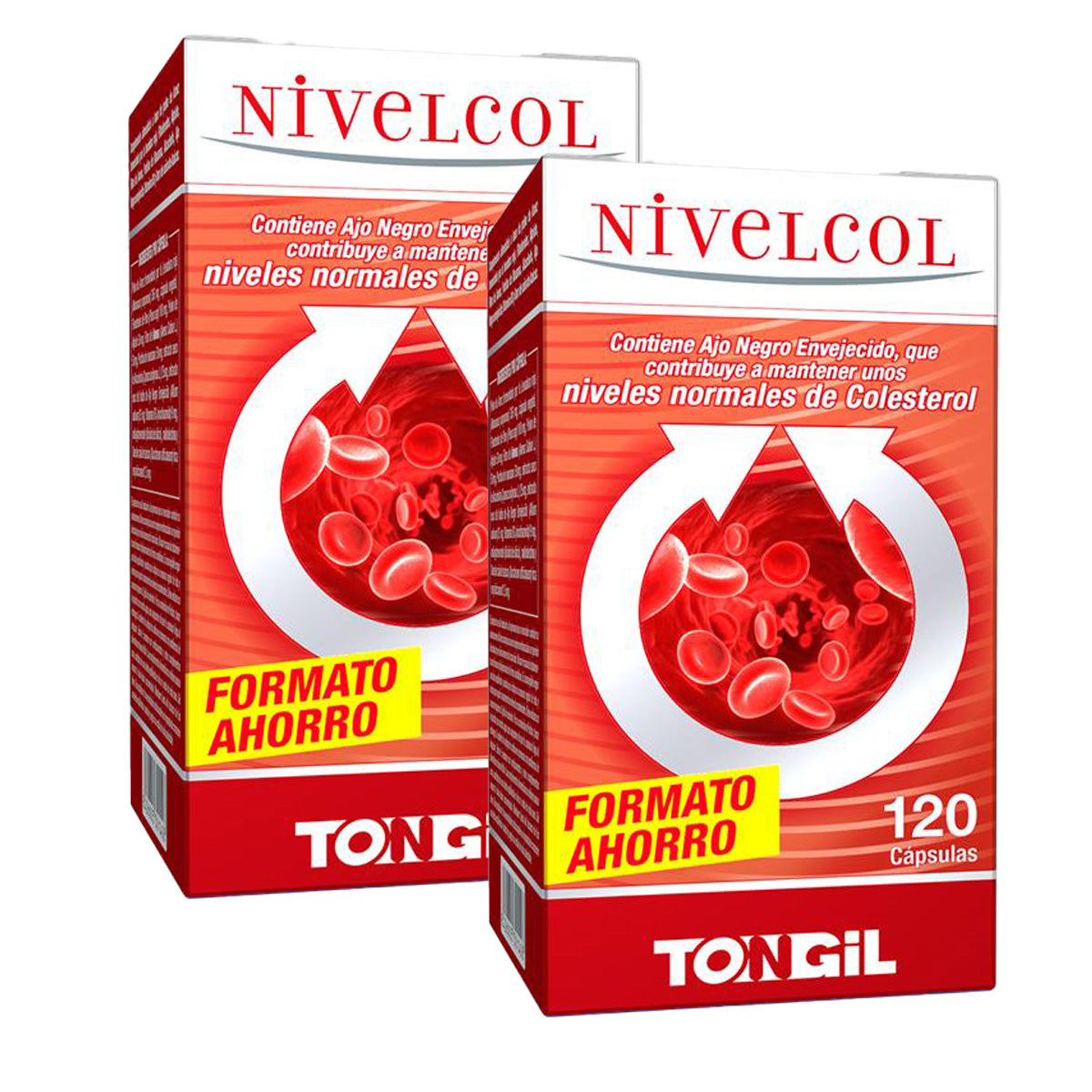Pack 2x Nivelcol Tongil 120 capsules