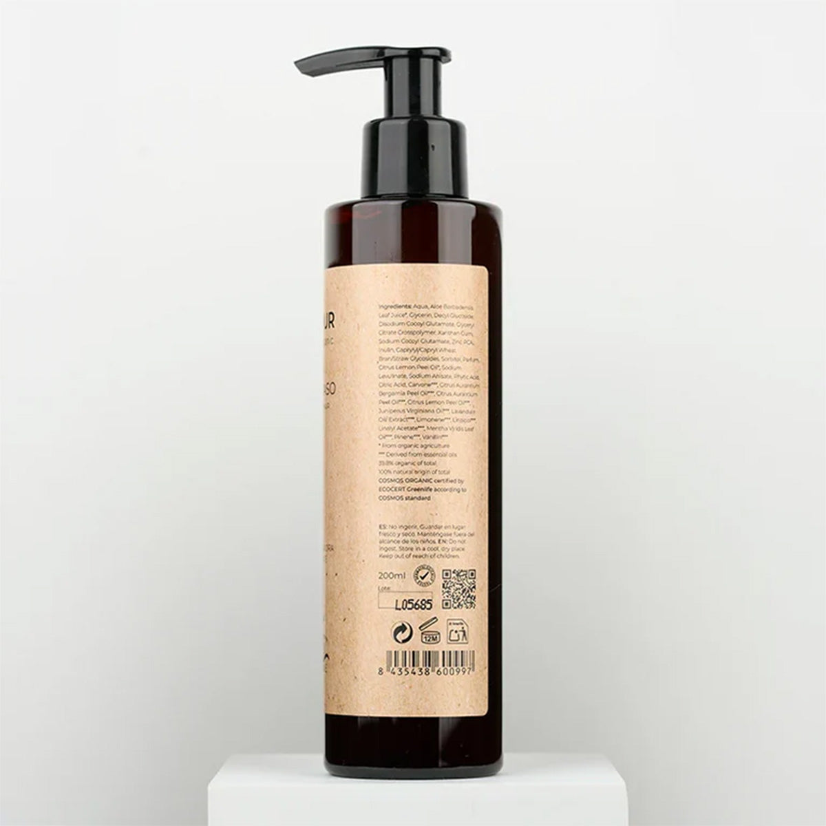 Champú cabello graso sin sulfatos Arganour 200ml