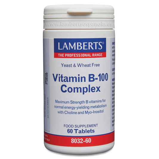 Vitamin-B-Komplex 100 Lamberts, 60 Tabletten