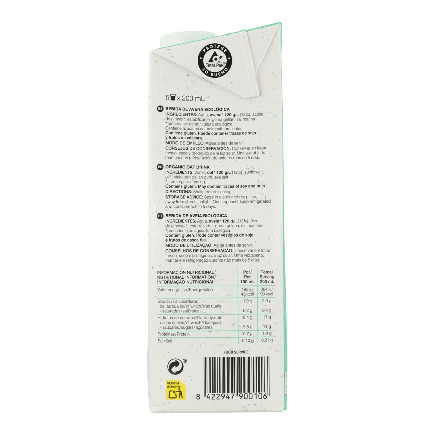 Napój owsiany Soria Natural 1 l