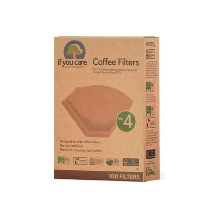Filtros café nº4 If You Care 100 Uds