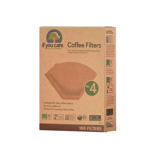 If You Care Coffee Filters No. 4 100 pcs