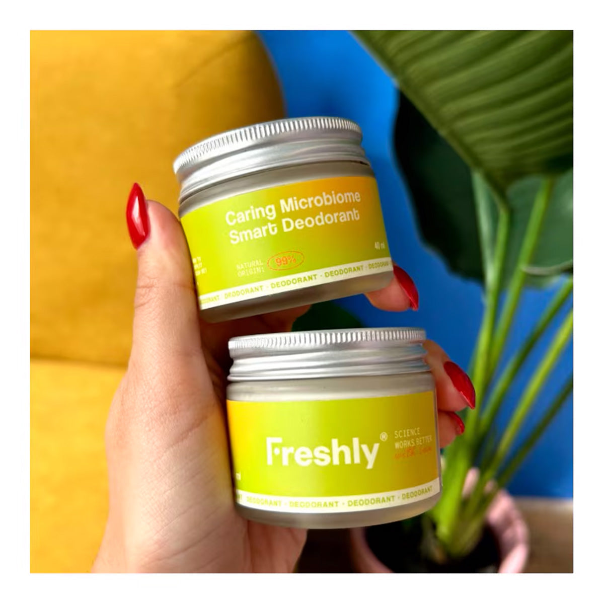 Pack of 2 Caring Smart Freshly deodorants 40 ml