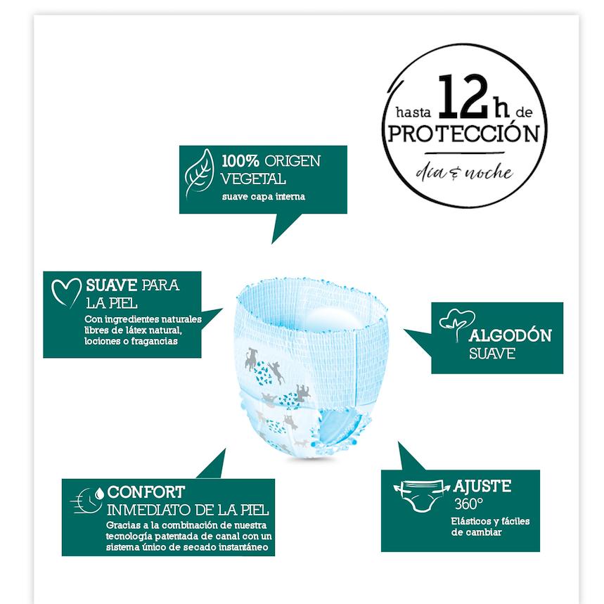 SPECIAL PROMOTION Moltex Pure & Nature T5 Nappies (9-14 kg), 40 units