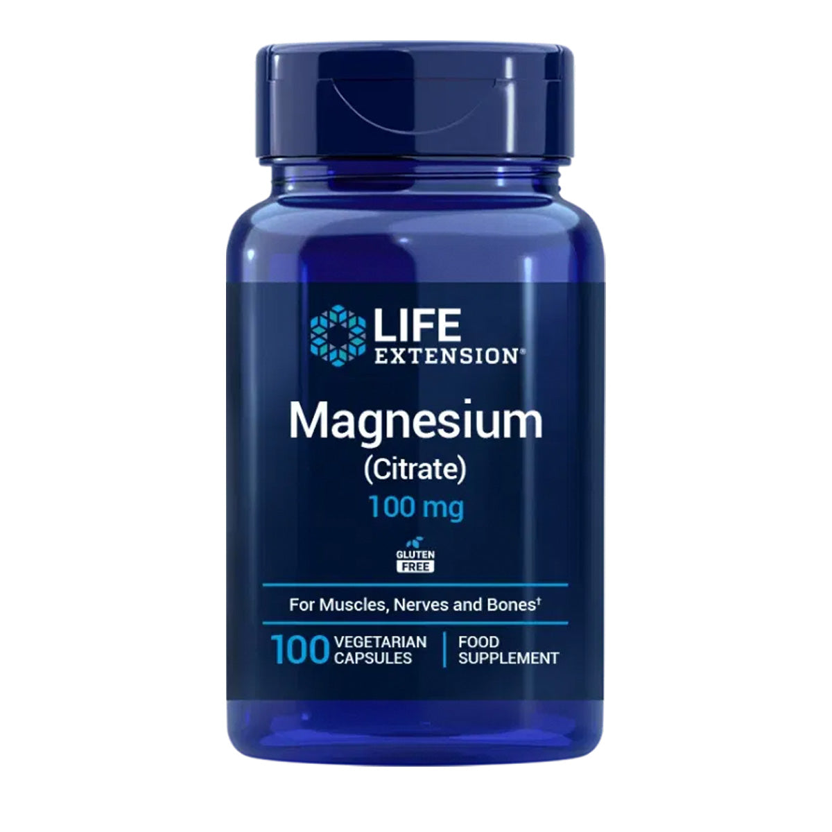 Magnesium (citraat) 100 mg, Life Extension 100 capsules
