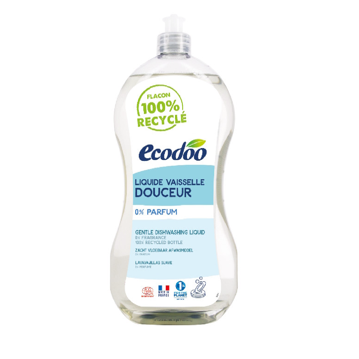 Detergente per piatti ipoallergenico 0% Ecodoo 1 L
