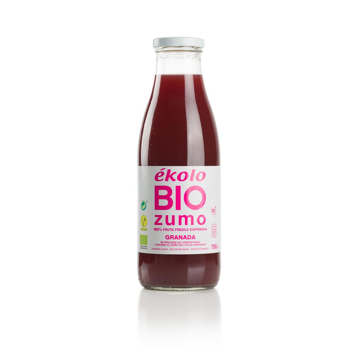 Zumo de Granada Bio 100% exprimido ékolo 750 ml
