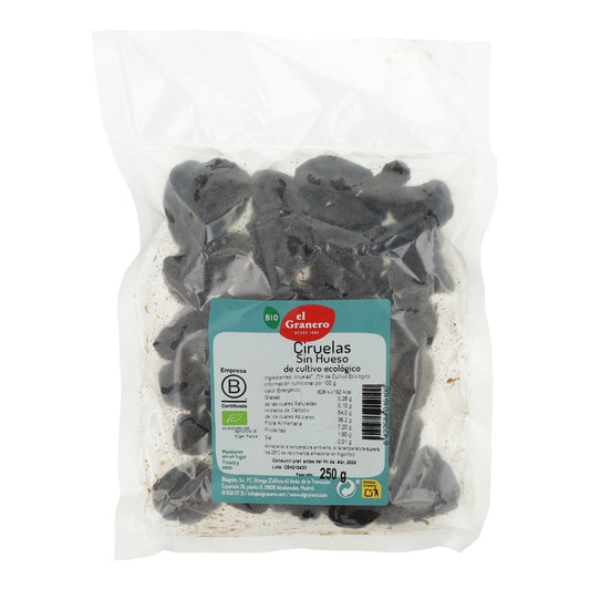 Prugne senza nocciolo biologiche El Granero 250 g