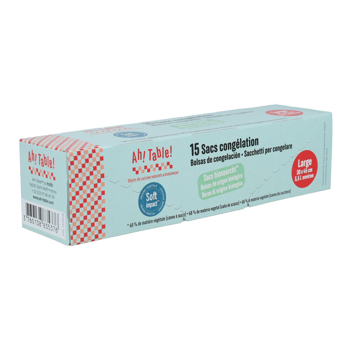 Gefrierbeutel/Konservenbeutel 30 x 45 mm, Ecodis, 15 Stück