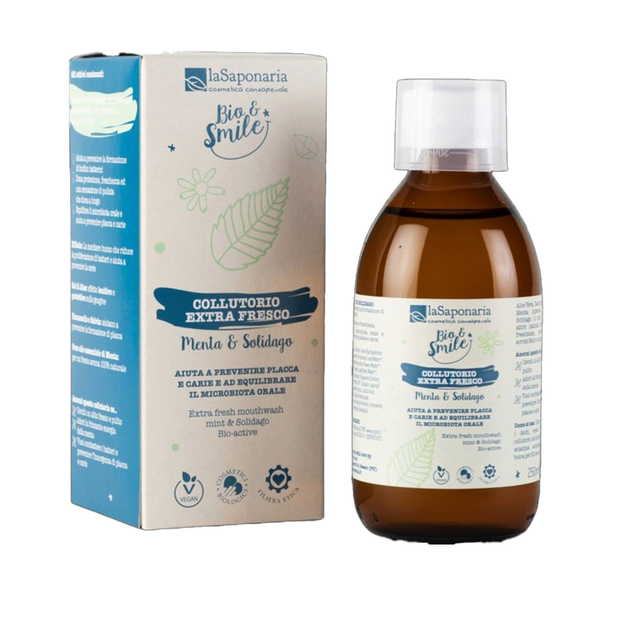 Collutorio Extra fresco con menta e solidago 250 g