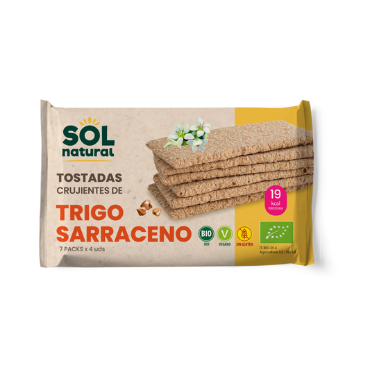 Sol Natural Glutenfreier Buchweizentoast 140g BIO