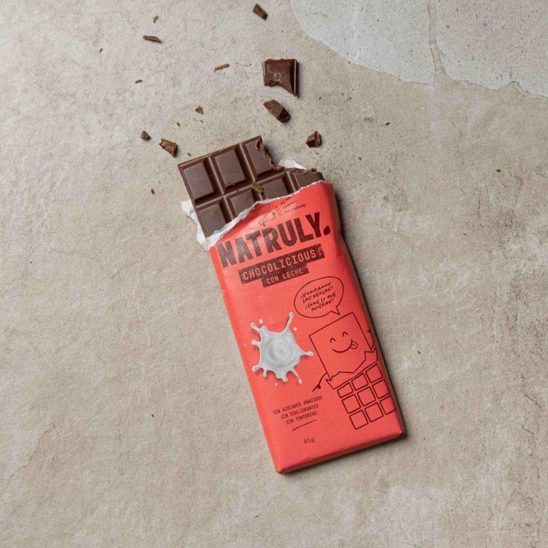Chocolicious med mjölk Natruly 85 g