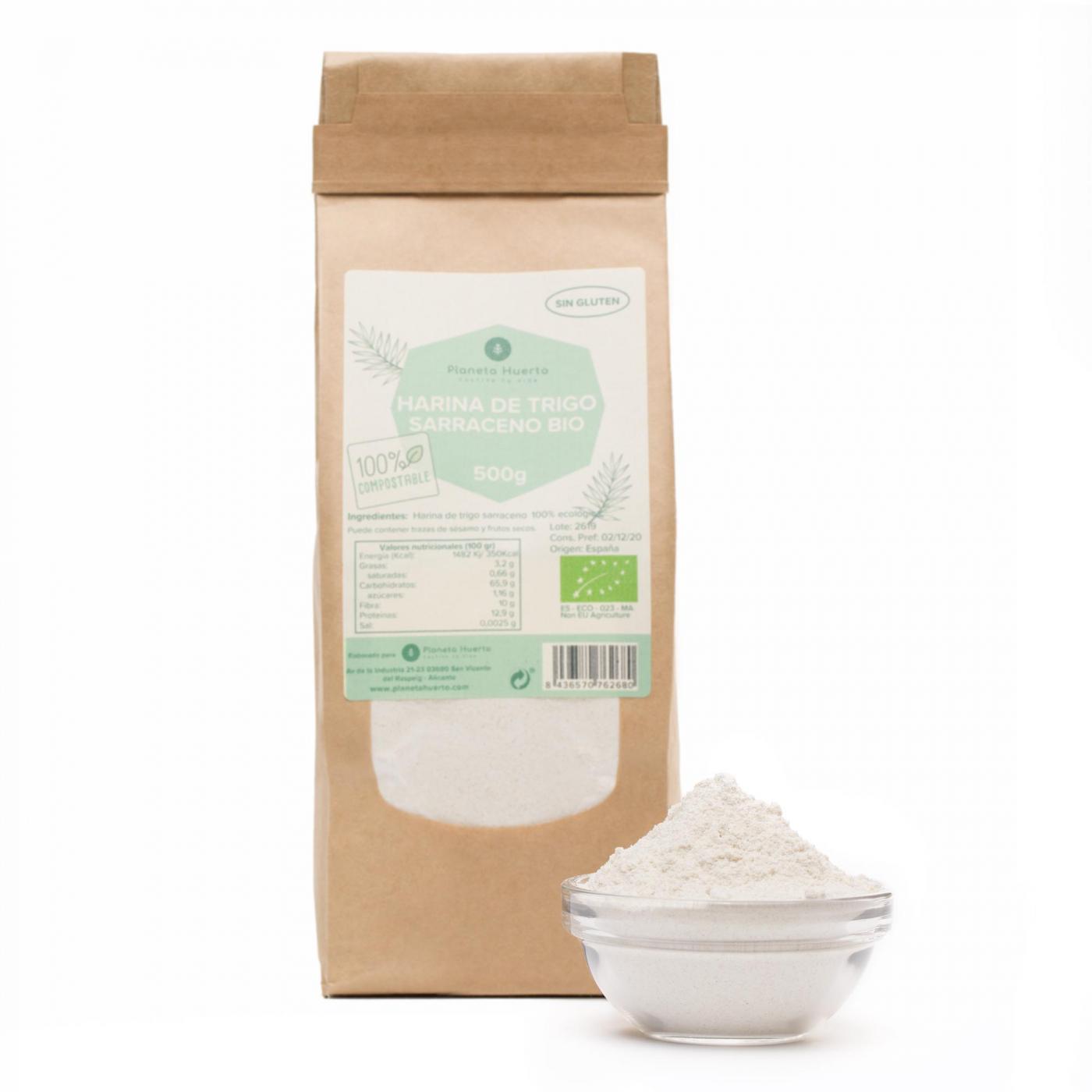 Glutenfritt bovetemjöl ECO Planeta Huerto 1 kg