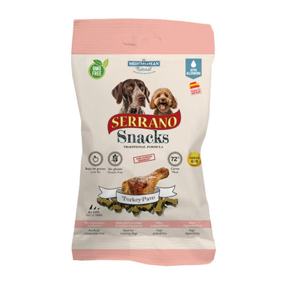 Serrano Truthahn-Snacks für Hunde 100g