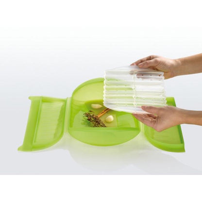 Étui vapeur avec plateau 3-4 personnes Lékué