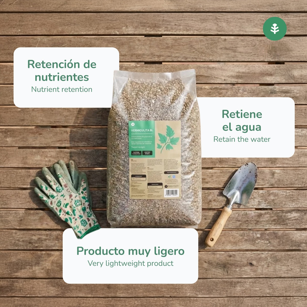 Vermiculiet Planeta Huerto 8 Liter