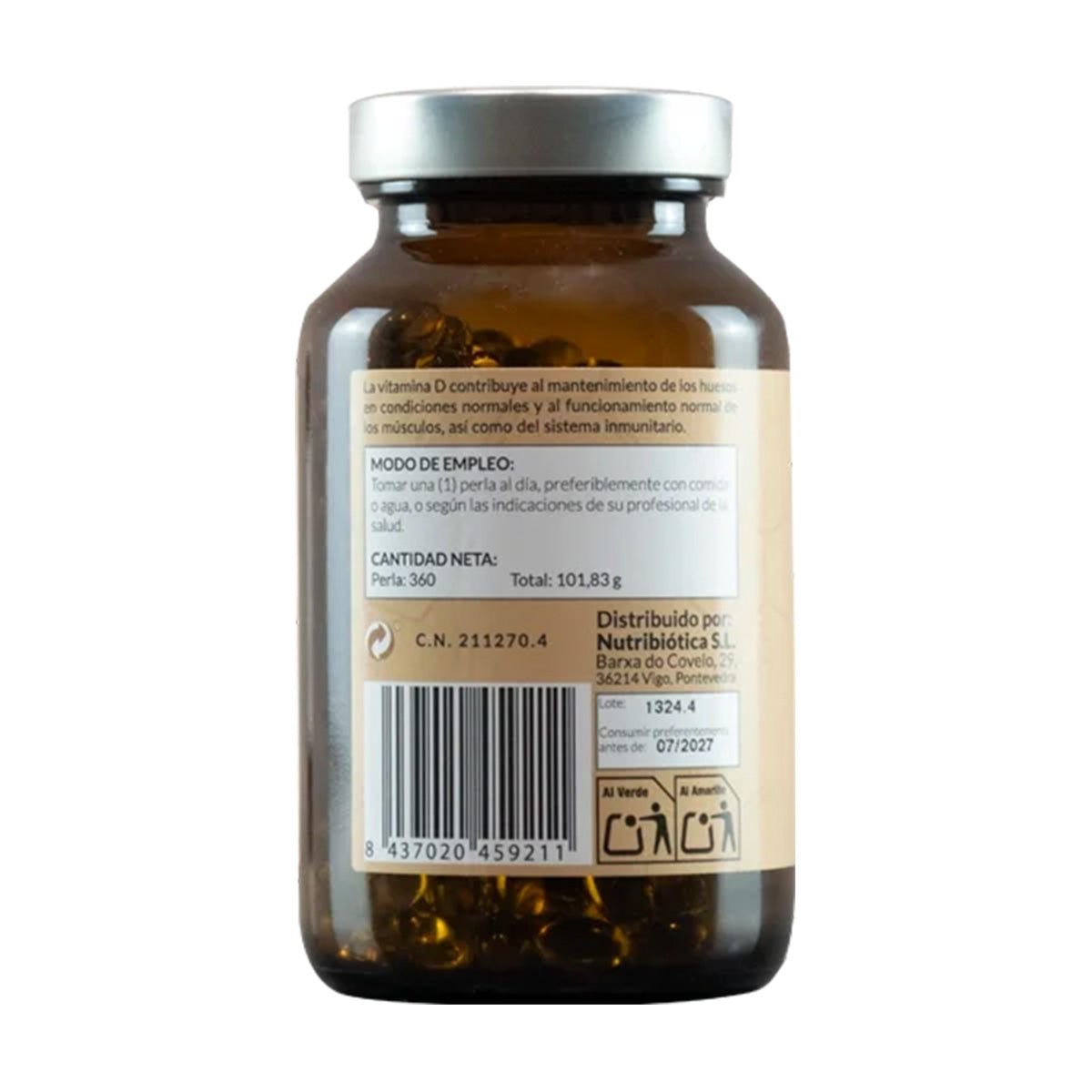 Vitamin D3, Kiroot, 360 capsules