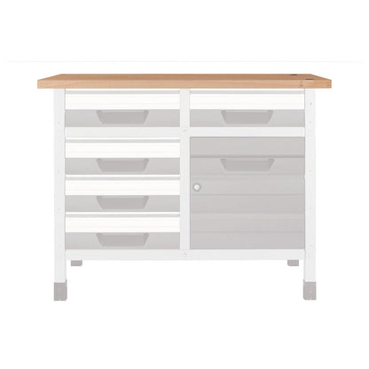 1 plan de travail en hêtre S 650 x 650 x 30 mm Wolfcraft 6043000 S 650 x 650 x 30 mm