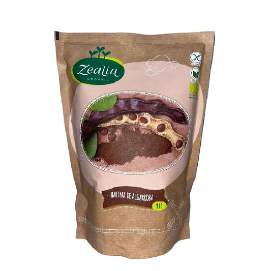 Farine de caroube BIO sans gluten Zealia 500 g