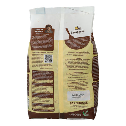 Muesli krunchy pépites de chocolat BIO Barnhouse 500 g