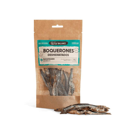 Natürlicher Snack Wild Balance getrocknete Sardellen 40 g