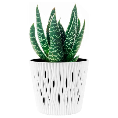 Pot Duna avec insert blanc D 22 x 19