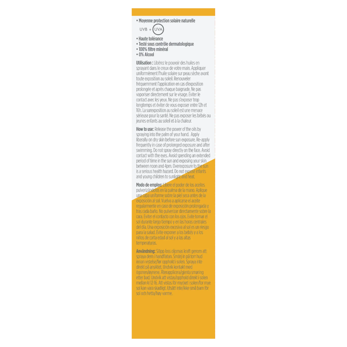 Hypoallergenes Sonnenspray SPF 15 von Bioregena, 90 ml