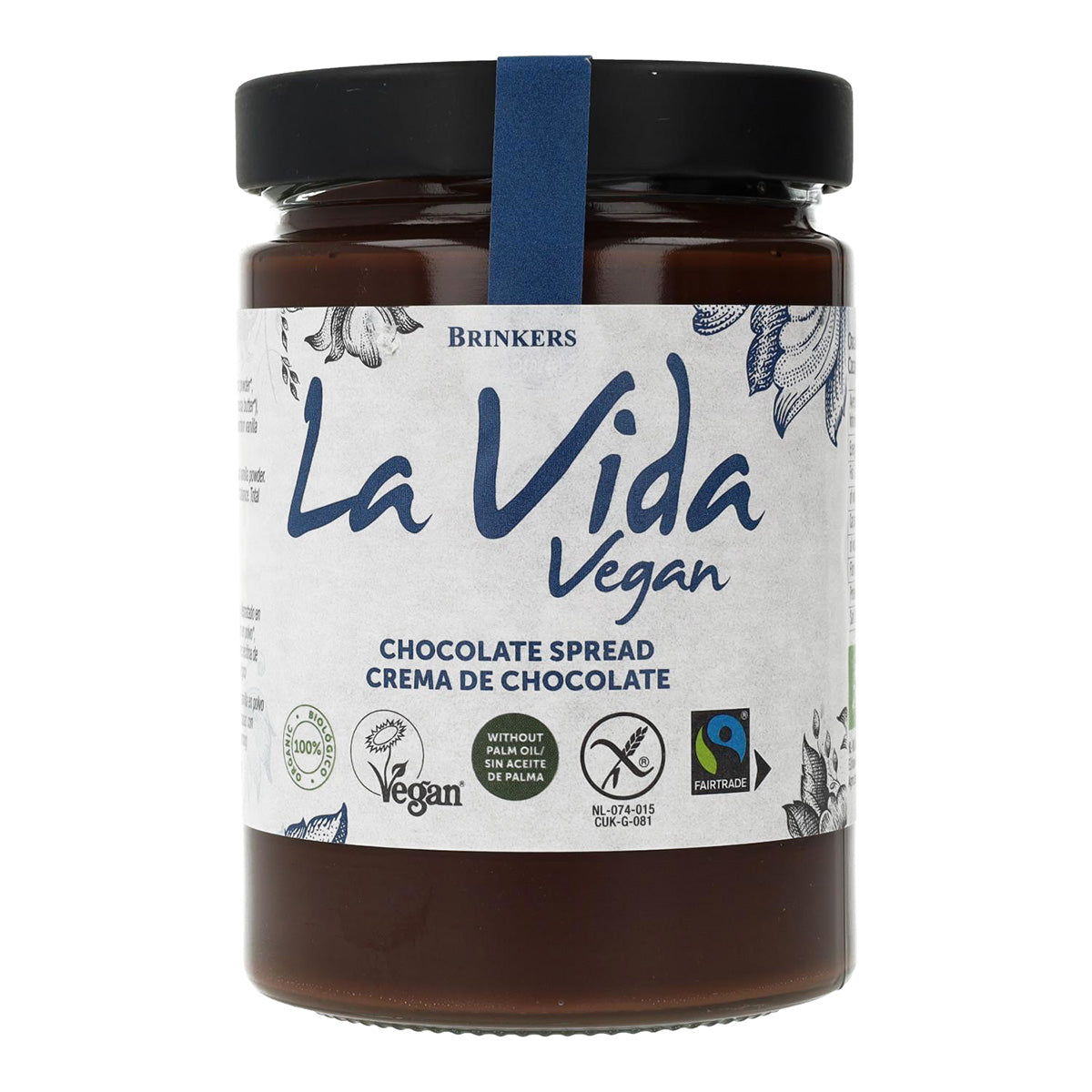 Vegane glutenfreie Schokoladencreme La Vida Vegan 600 g