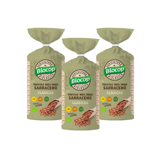 3er-Packung Biocop 100% Buchweizenpfannkuchen 100g