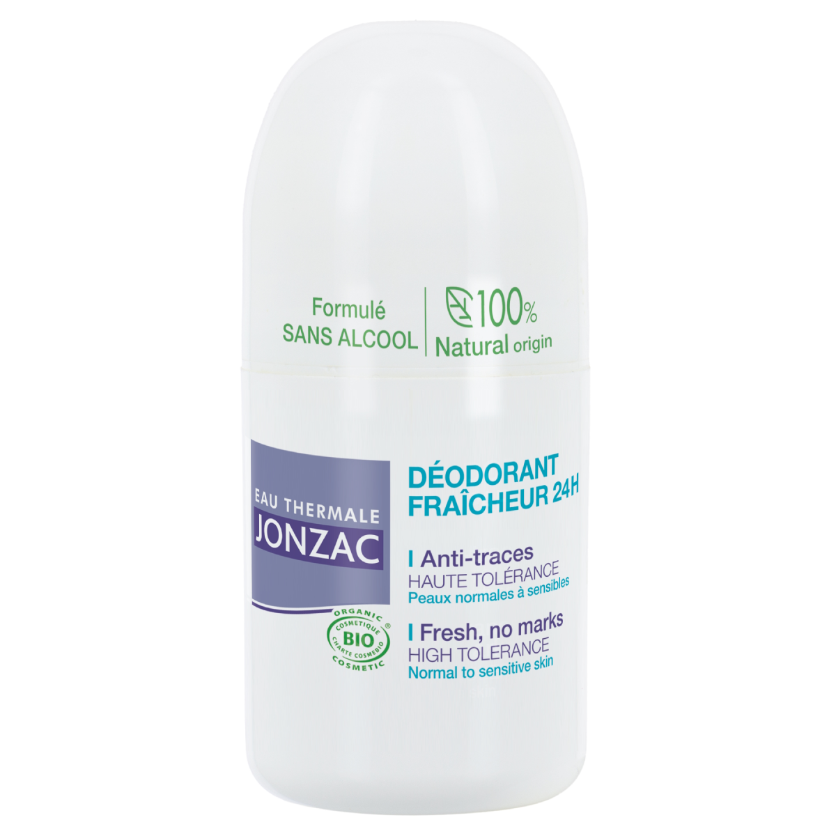 Déodorant fraîcheur 24 h haute tolérance JONZAC 50 ml