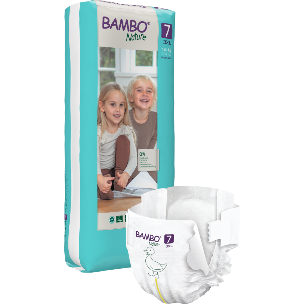 Luier T7 (+18 kg) Bambo Nature 40 stuks