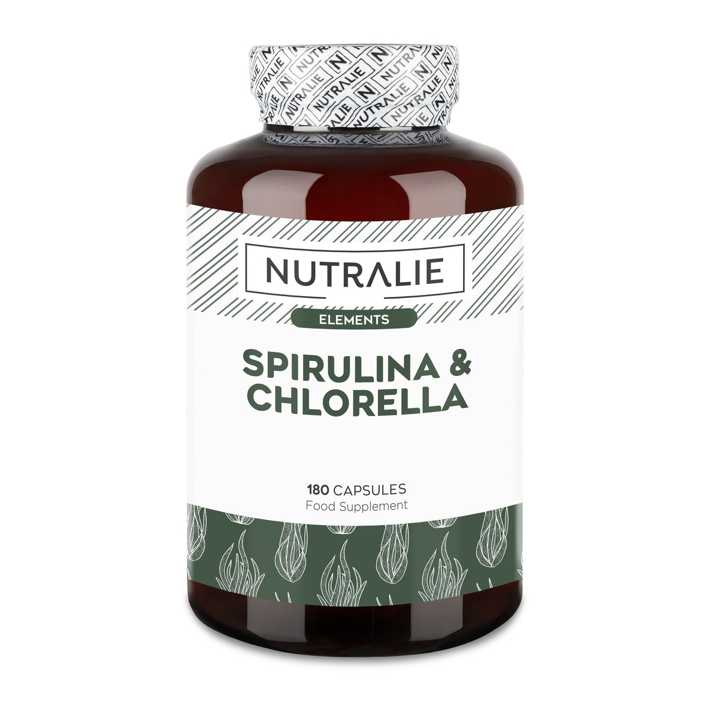 Nutralie Spirulina & Chlorella 1800 mg energii i siły 180 kapsułek