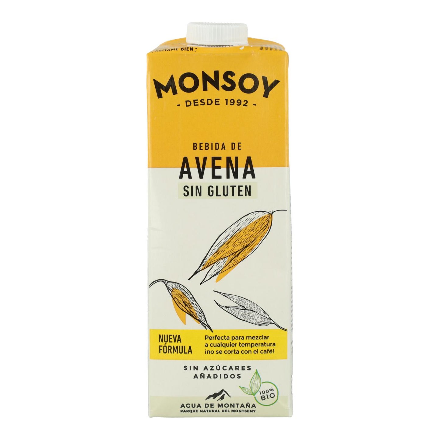 6-pack glutenfri ekologisk havredryck Monsoy  1 l