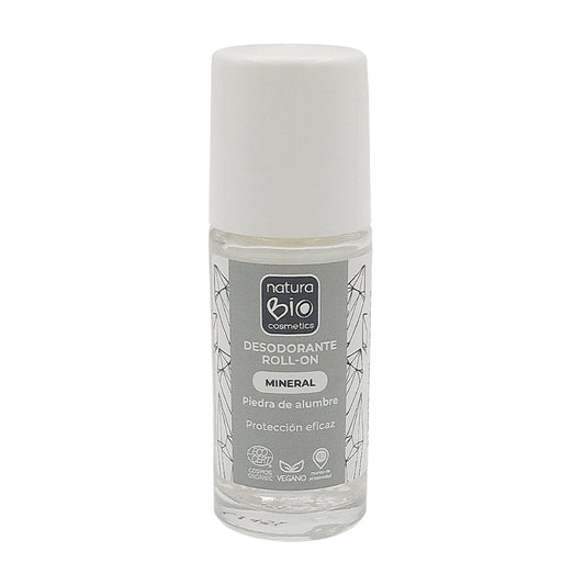 Dezodorant mineralny w kulce bezzapachowy, NATURABIO, 50 ml