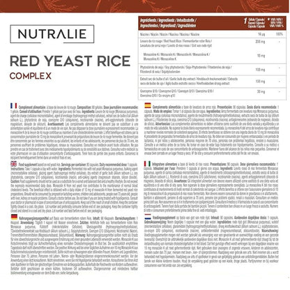 Nutralie Lievito di riso rosso con 2,9 mg di monacolina e Q10 90 capsule