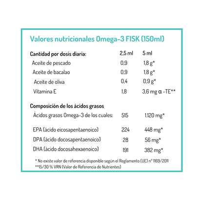 Oméga-3 Fisk NORSAN 150 ml