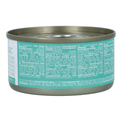 Kit Cat Lata Toppers - Pollo Classic 80 g Comida húmeda para gatos en gelatina